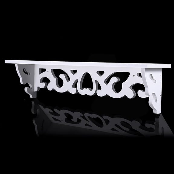 Living Room Shelf White Hollow Floating Shelf Wall Shop Bookshelf Display Shelf Furniture