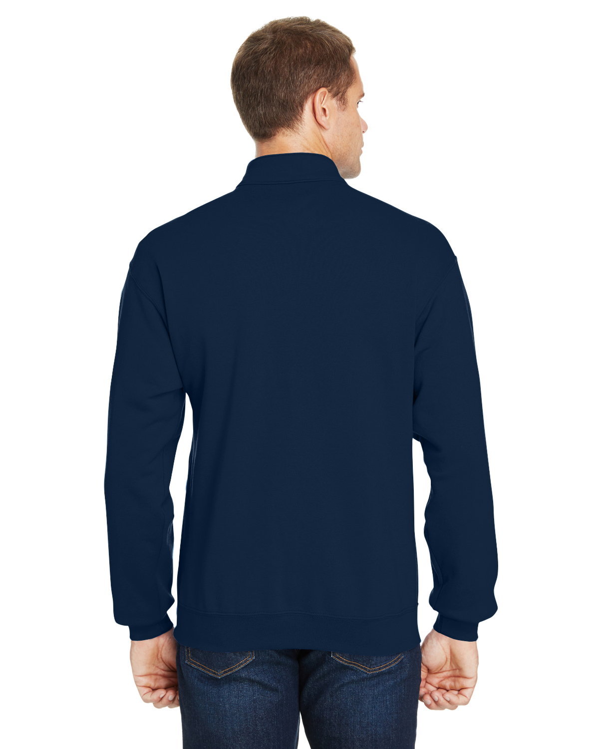 Mens 7.2 oz. Sofspun Quarter-Zip Sweatshirt (2 PACK) - image 3 of 3