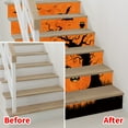 thumbnail image 2 of Halloween horror pumpkin tree pattern wall sticker PVC step decoration stair sticker, Peel and Stick Vinyl Stair Riser Decals Staircase Tile Stickers Decor Modern Marble Decoration Self-Adhesive, 2 of 9