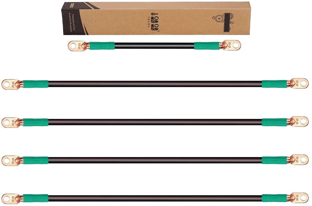 10L0L Golf Cart Battery Cables Set for Golf Cart Yamaha G22 Battery
