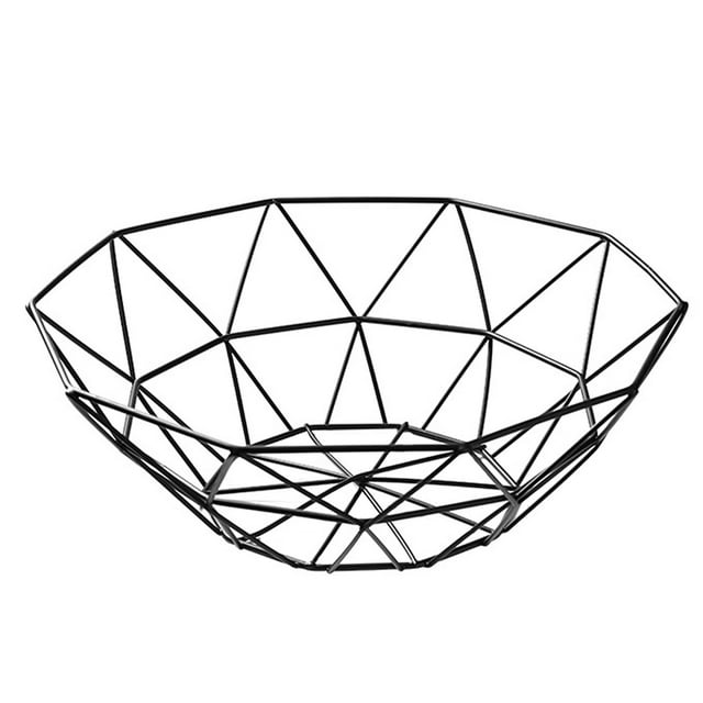 Metal Wire Fruit Storage Arts Fruit Storage For Kitchen Counter Countertop Home Table Centerpiece Decorative Hold Vegetables Bread Snacks Potpourris Kitchen And Pantry Organization Meal Prep Bowls