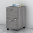 thumbnail image 2 of Scranton & Co Furniture 2 Drawer Mobile File Cabinet in Platinum Gray, 2 of 7