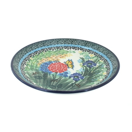 

Blue Rose Polish Pottery Teresa Dessert Plate