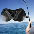 thumbnail image 1 of Cinturón de pesca Colamx soporte para caña de cintura ajustable negro, 1 of 8