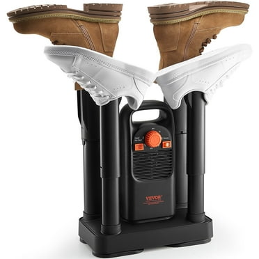 VEVOR Detachable 4-Tube Shoe Dryer with Timer and Quick Drying