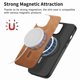 thumbnail image 3 of For Nothing CMF Phone 1 Leather Back Case Compatible with MagSafe Skin-Touch Phone Cover - Green, 3 of 5