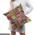 thumbnail image 4 of Ambesonne Alien Fabric by the Yard Upholstery, Carnival of Beasts Design, 5 Yards, Multicolor, 4 of 4