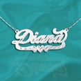 thumbnail image 3 of Sterling Silver Personalized Name Necklace with Name of Your Choice - Custom Name Necklace - Made in USA, 3 of 3