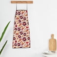 thumbnail image 3 of Goofa Bib Apron, Unisex Aprons Adjustable Waterdrop Resistant Cooking Kitchen Apron for Chef, rock music Skull record Pattern Apron Bulk, 3 of 5
