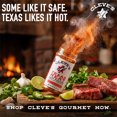 thumbnail image 5 of Cleve's Gourmet Texas Heat Sizzling Fire Kick, Spicy Enhancement for Grilling & Cooking, Texas Heat Seasoning with Chili Pepper & Cayenne Kick, 9.5 oz, 5 of 8