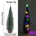 thumbnail image 3 of PONPRNGY Mini Christmas Tree with Lights, Multi-Color Artificial Tabletop Small Christmas Tree, Bottle Brush Xmas Trees for Christmas Decorations, 3 of 4