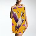 thumbnail image 4 of Bath Towel Single-Sided Printed Highly Absorbent Soft Quick Towel for Bathroom Spa Gym & Sports Flying Duck, 4 of 5