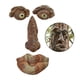 thumbnail image 4 of Old Hugger Garden Peeker Yard Escultura de cara de Sunnimix Alimentador de pájaros de árbol, 4 of 8
