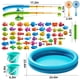thumbnail image 2 of Imán TEMI para juegos de pesca para niños de 4 a 8 años con piscina y peces, 2 of 9