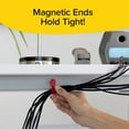 thumbnail image 6 of Ultra-Powerful Magnetic Silicone Zip Ties, AS-SEEN-ON-TV, Industrial-Strength Cable Ties with Magnet Automatically Stick Together, Reusable, Great for Cables, Cords, 6 of 9