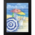 thumbnail image 2 of Brent, Paul 15x18 Black Modern Framed Museum Art Print Titled - Watercolor Beach Vertical, 2 of 5