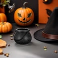 thumbnail image 3 of 12 piezas de plástico Halloween Candy Cauldron Candy Kettle Pot Bucket Bucket Decoración de Halloween, 3 of 8