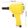 thumbnail image 5 of KP-705P Air Riveter 2.4-4.8mm Pneumatic Grip Riveter Gun Riveting Tool, 5 of 5