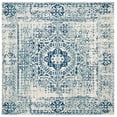 thumbnail image 3 of SAFAVIEH Evoke Fullman Bordered Area Rug, Ivory/Blue, 9' x 9' Square, 3 of 8