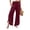 Wine -BW39, variant on Nestiefly Linen Ruffled Hem Pants for Women Wide Leg High Waisted Casual Flowy Boho Palazzo Pant 2026 Summer Beach Resort pants Ginger 2XL