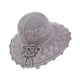thumbnail image 5 of Sombrero para el sol tejido transpirable con protección solar, moderno y ligero para mujer. Gris, 5 of 9