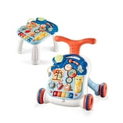Baby Learning Walker Sit-to-Stand Baby Walker with Wheels Entertainment Table Kids Early Educational Activity Center, Baby Push Walkers for Boys and Girls