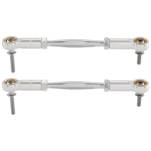 CNC Metal Steering Tie Rod for 1/5 BAHA ROVAN KM BAJA 5B 5T 5SC Rc Car Toys Parts,Silver