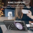 thumbnail image 5 of Allytechgroup for Samsung Galaxy Z Flip 7 Magnetic Case, Compatible with Car Mount Shockproof Ring Holder Anti-Scratch Bumper Slim Hard PC Cover Phone Case for Samsung Galaxy Z Flip 7, Black, 5 of 11