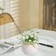 thumbnail image 4 of Maceta de plástico de estilo moderno: florero decorativo para estantería,repisa,mesa,chimenea,mesa de centro y sala, 4 of 6