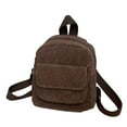 thumbnail image 3 of ibiyuan School Backpack for Large Corduroy Bookbag Lightweight Laptop Bag for Women Casual High School College, 3 of 9
