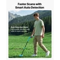 thumbnail image 3 of VEVOR Metal Detector, 4", Lightweight Metal Detector with LCD Display, 6" IP68 Waterproof Search Coil, Adjustable 25.6"-36.6" High Accuracy Gold Detector, Easy to Use, for Detecting Gold Exploration, 3 of 9