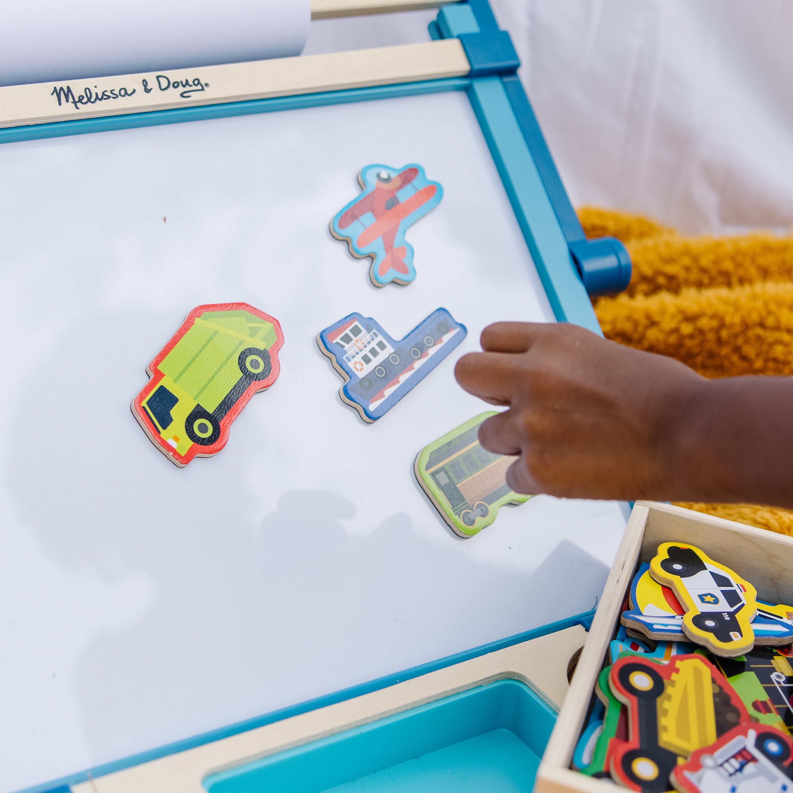 Melissa & Doug Wooden Magnets – Vehicles