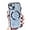 Blue, variant on for iPhone Case,[Compatible with MagSafe] Luxury Bling Glitter Sparkly Leopard Print ElectroPlated Soft Shockproof Phone Case (Blue,iPhone 12 Pro Max)