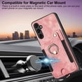 thumbnail image 7 of A14 5G Case,Card Holder Wallet for Galaxy A14 5G Phone Case,Ring Holder Stand,RFID-Blocking,Wrist Strap,Camera Protector,Leather Protective  Flip Cover for Samsung A14 5G Case (Pink), 7 of 7
