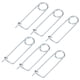 thumbnail image 1 of Uxcell 6-Pack Pin de Seguridad de Pasador en Forma de Broche, Pines de Acero de Resorte M2x45mm, Sujetadores de Broche de Bloqueo Rápido, Clips Retenedores Pesados, 1 of 7