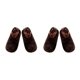 thumbnail image 4 of Qarigey Calcetines de invierno para el suelo, calcetines tobilleros con estampado de leopardo antideslizantes, zapatillas de lana cálidas para Café Mujer 2Conjunto, 4 of 6
