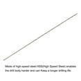 thumbnail image 3 of Uxcell 10Pack 1mm Mini Micro Twist Drill Bits, High-Speed Steel Extra Long Drill Bit 100mm, 3 of 6