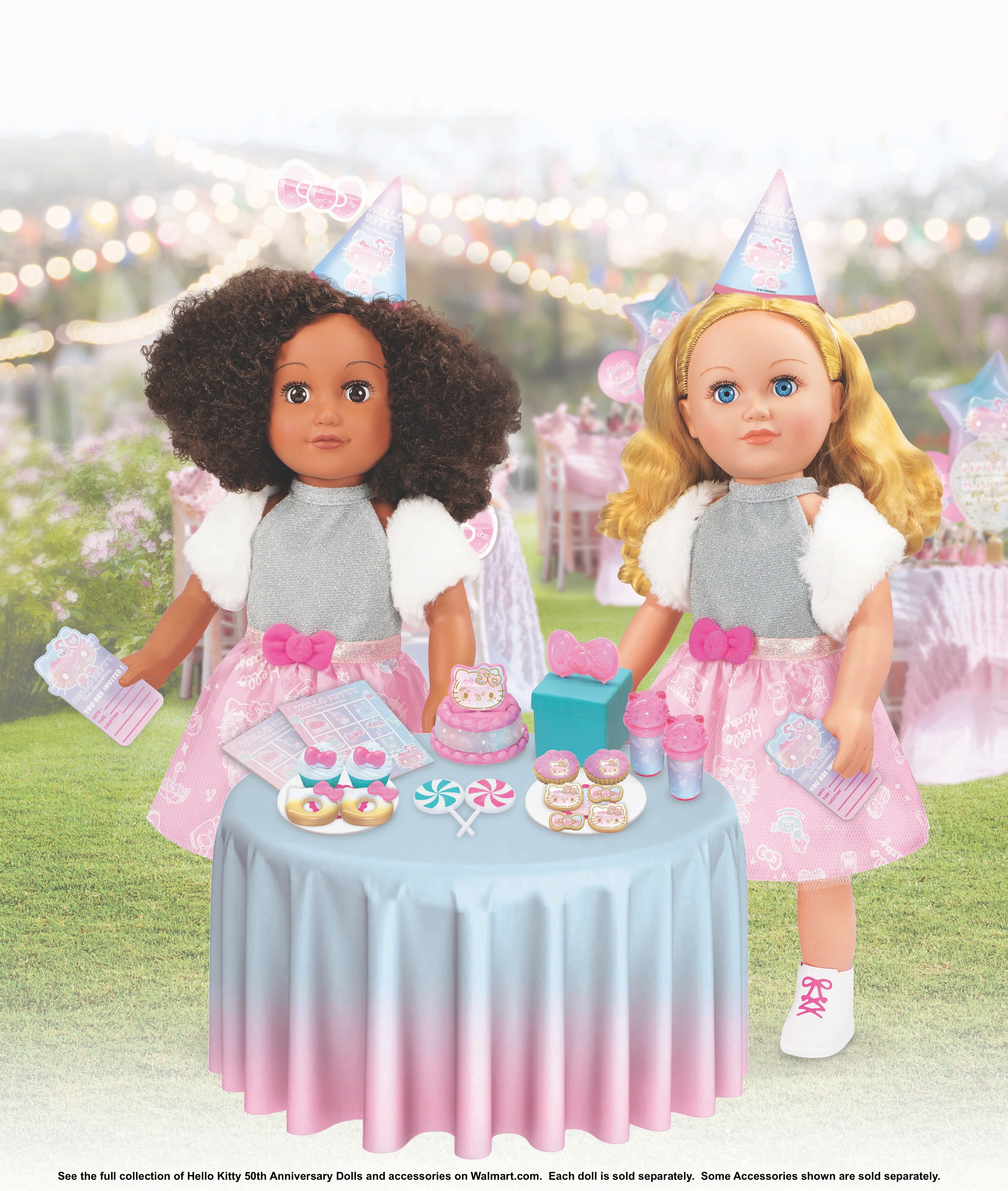 My Life As Poseable Hello Kitty 18" Doll, Blonde Hair, Blue Eyes, 50th Anniversary Edition  (图3) My Life As Poseable Hello Kitty 18" Doll, Blonde Hair, Blue Eyes, 50th Anniversary Edition  (图3)
