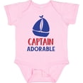 thumbnail image 3 of Inktastic Captain Adorable, Sail Boat, Sailing - Red Blue Boys Baby Bodysuit, 3 of 5