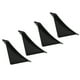 thumbnail image 5 of Labio Del Parachoques Trasero, 4 Piezas De Alerones De Parachoques Trasero Duraderos Universales Curvados Para Automóvil, 5 of 7