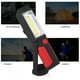 thumbnail image 5 of Luz de trabajo LED portátil, linterna magnética COB pivotante con base magnética giratoria y gancho para colgar, súper brillante, 5 of 5