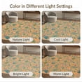 thumbnail image 7 of ODIKA 8'x10' Beige Botanical Washable Area Rug Lush Floral With Artistic Flair And Intricate Leafy Details Non-Shedding, Easy Care, for King Size Bedroom Under Bed, Master Suite, 7 of 7