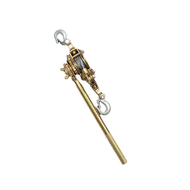 2T Hook Cable Puller Multifunctional Wire Tensioner Hand Winch Puller For Agriculture Garden Manual