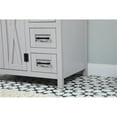 thumbnail image 5 of Elegant Decor Grant 32" Aluminum MDF Single Bathroom Vanity in Gray, 5 of 8