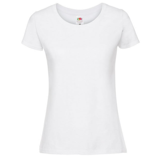Fruit Of The Loom T-Shirt Premium en Filage à Anneaux pour Femmes