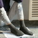 thumbnail image 3 of RV 5 pares de calcetines cálidos de invierno para hombre más calcetines de felpa de rizo engrosados ​​de lana polar para hombre tubo medio superior alto otoño e invierno color sólido negocios (talla ú, 3 of 5