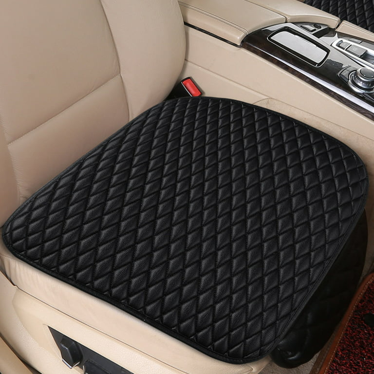 PinShang Universal Car Seat Cover PU Leather Cushions Organizer Auto Front  Back Seats Covers Protector Mat 