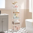 thumbnail image 4 of Estanteía de Almacenamiento de 5 Niveles, Estantería de Baño, Soporte de Planta Extensible con Estante Ajustable, para Baño, Salón, Balcón, Cocina,, 4 of 8