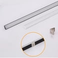 thumbnail image 5 of Difusor de canal de aluminio LED ultrafino de 50 cm con forma de V/U/YW para gabinete, barra de luz para estudio, armario, luz decorativa para interiores, 5 of 5