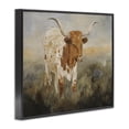 thumbnail image 3 of Stupell Industries Spotted Longhorn in Countryside Animals Painting Black Framed Art Print Wall Art, 14 x 11, 3 of 8